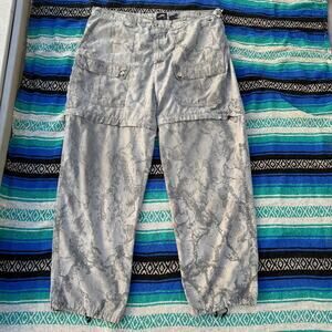 Men's Natural Gear Brown Camouflage Camo Conversion Cargo Trail Pants Shorts XL
